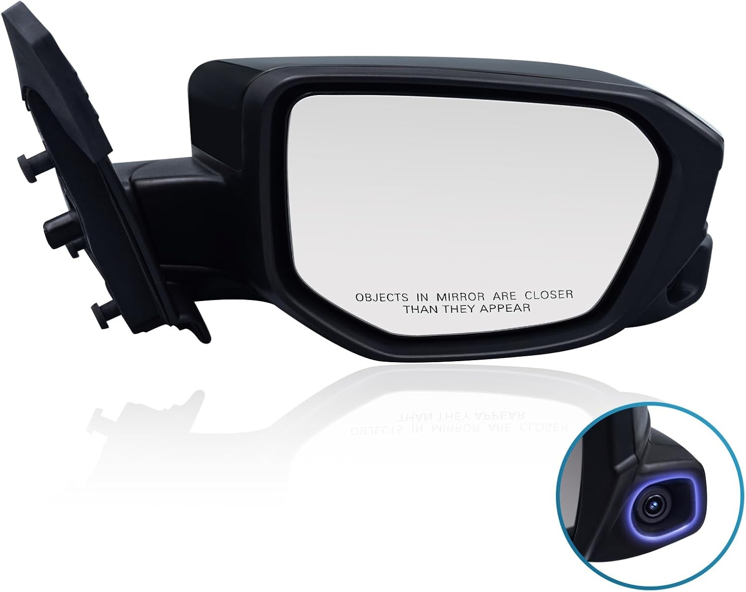 Passenger Side Mirror Compatible with Honda Civic 2016-2021 with Camera, Heated