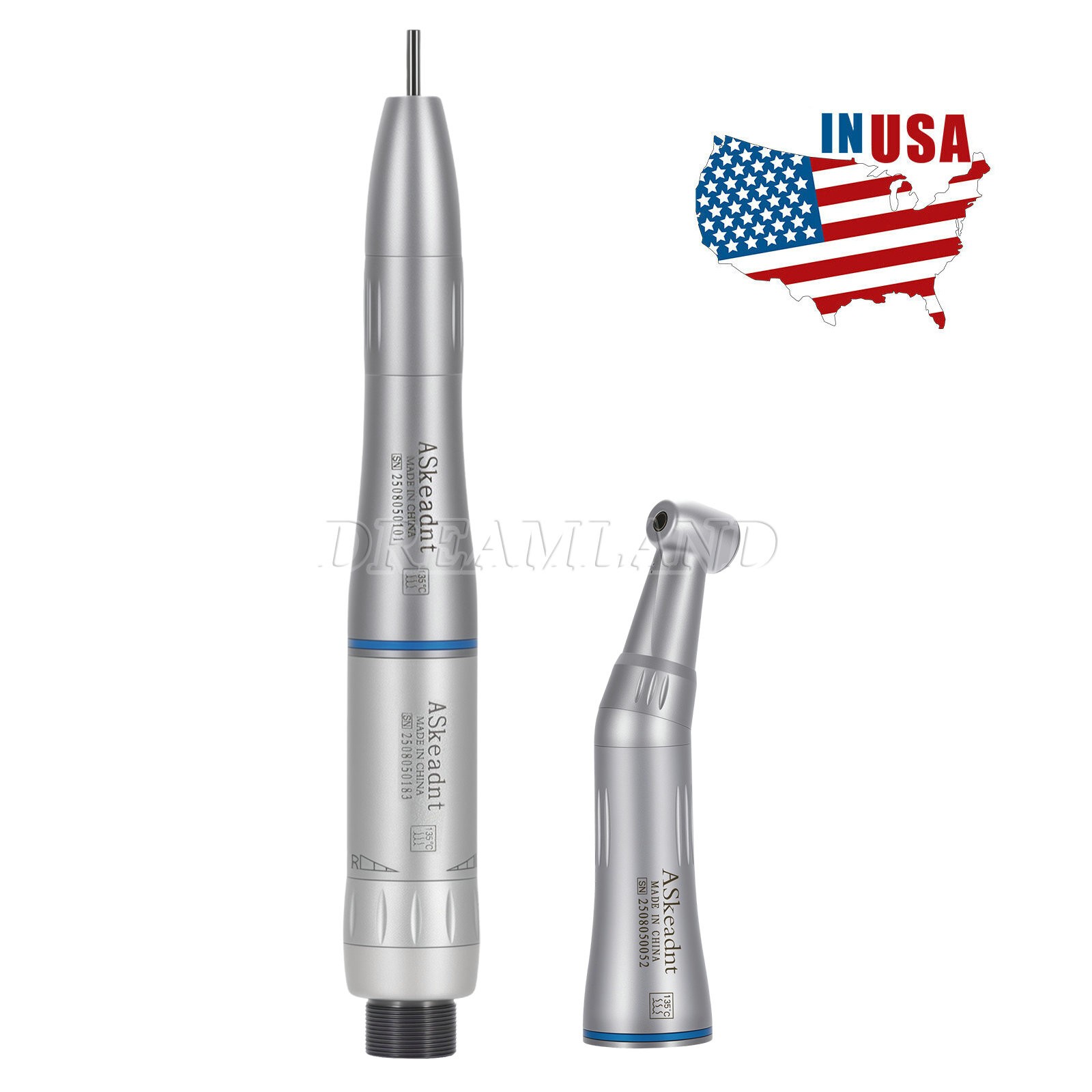 Slow Low Speed Handpiece Contra Angle Straight Air Motor 2/4H Fit NSK YP4 Dental