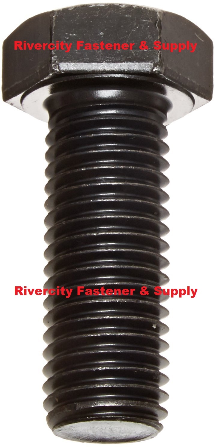 (10) 1/4-20×1 Grade 8 Bolts / Hex Head Cap Screws / 1/4x20x1 Plain / Black 1/4×1