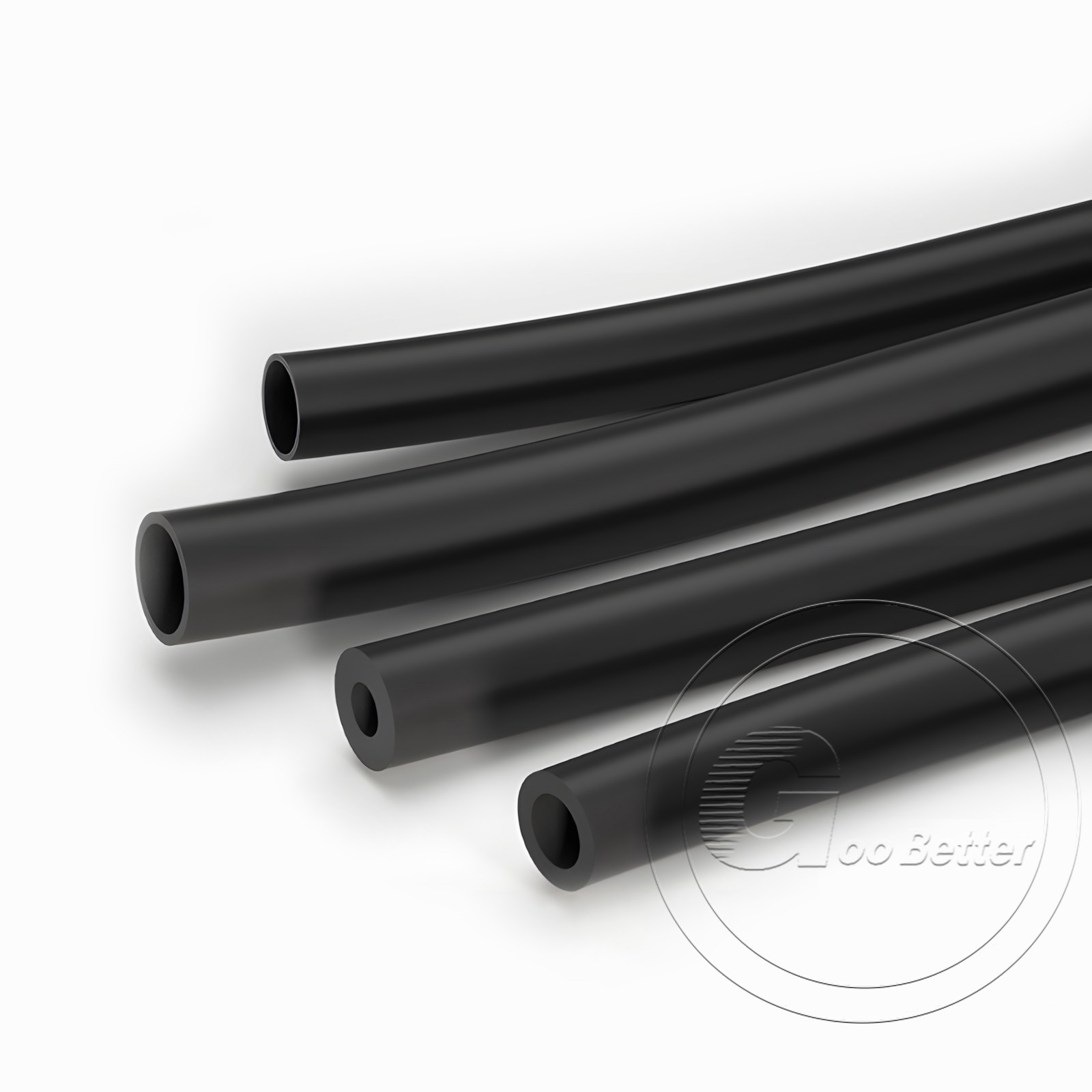 PTFE Tube Tubing Pipe ID 0.3-10mm OD 0.6-12.7mm High Temp Resistance Black