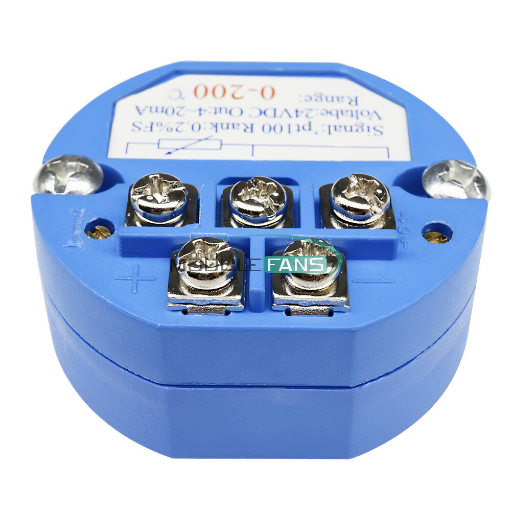 PT100 -50~50/100/150℃ 0~100150/200/250/300/400°C Temperature Sensor Transmitter