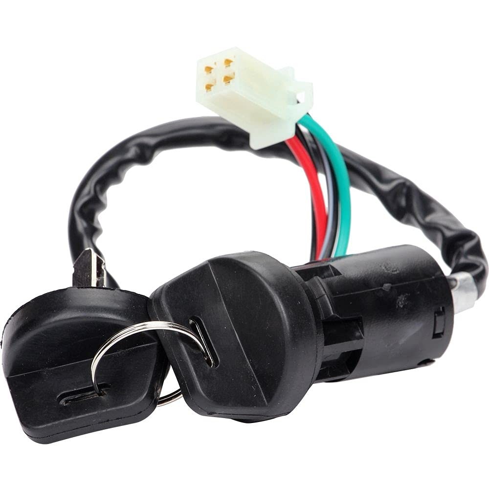 Ignition Key Switch with Cap for 50cc 70cc 90cc 110cc 125cc 150cc 200cc 250cc…