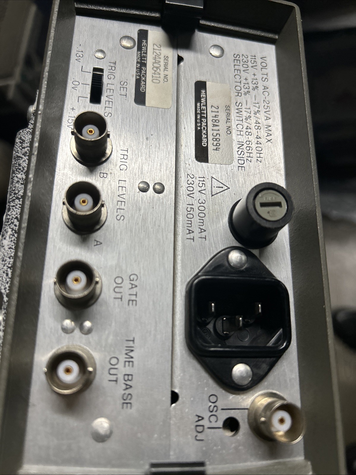KEYSIGHT AGILENT HP 5300B Measuring System + 5308A 75MHz Timer Counter
