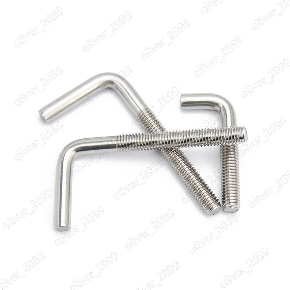 304 Stainless Steel L-Shaped 7-Shaped Screws M4 M5 M6 M8 M10 M12