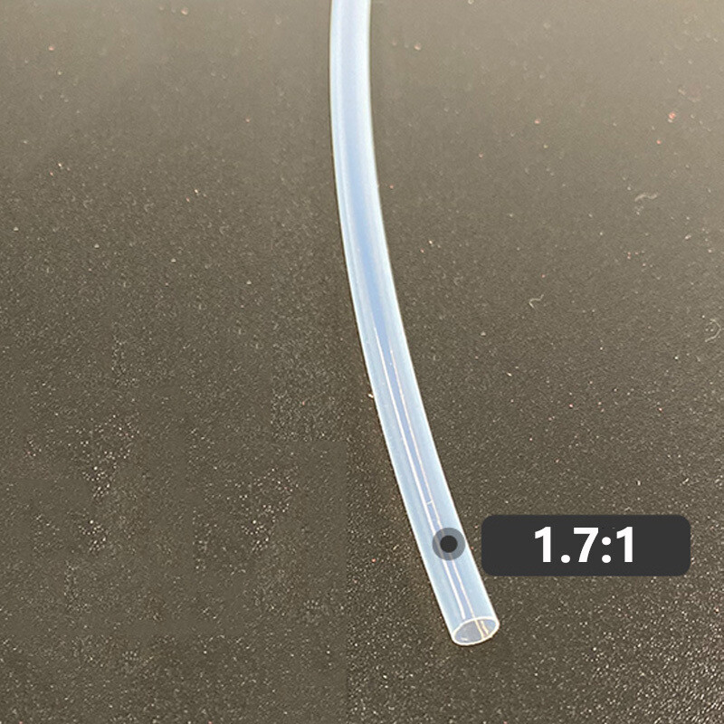1M Clear 1.7:1 PTFE Heat Shrink Tubing 260°C HIGH TEMP Tube Preservative Sleeve
