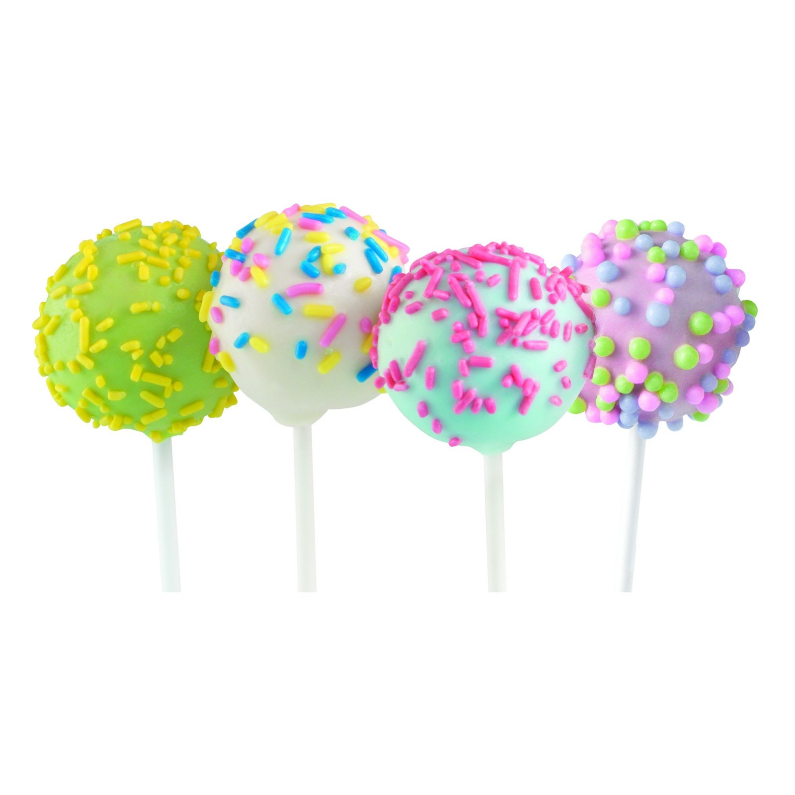 100 PCS Sweet Creations Reusable Plastic Cake Pop Sticks 4 Inch Dessert