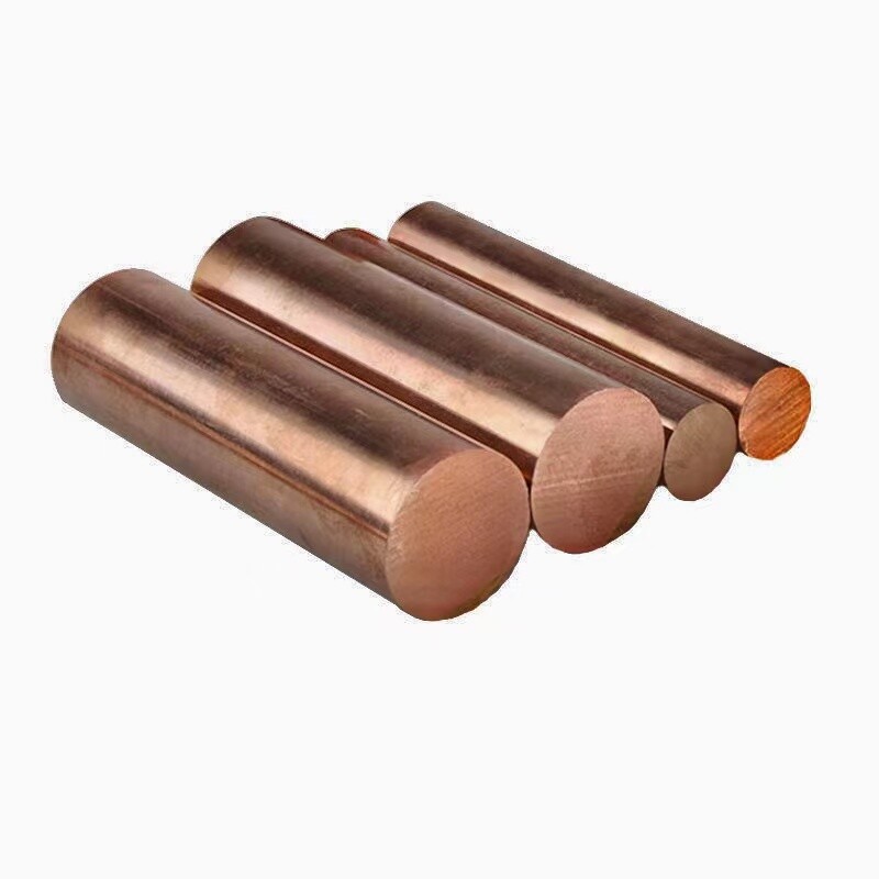 Copper Round Solid Rod Bar 12mm – 55mm Diameter 100 150 200 250 300mm Length