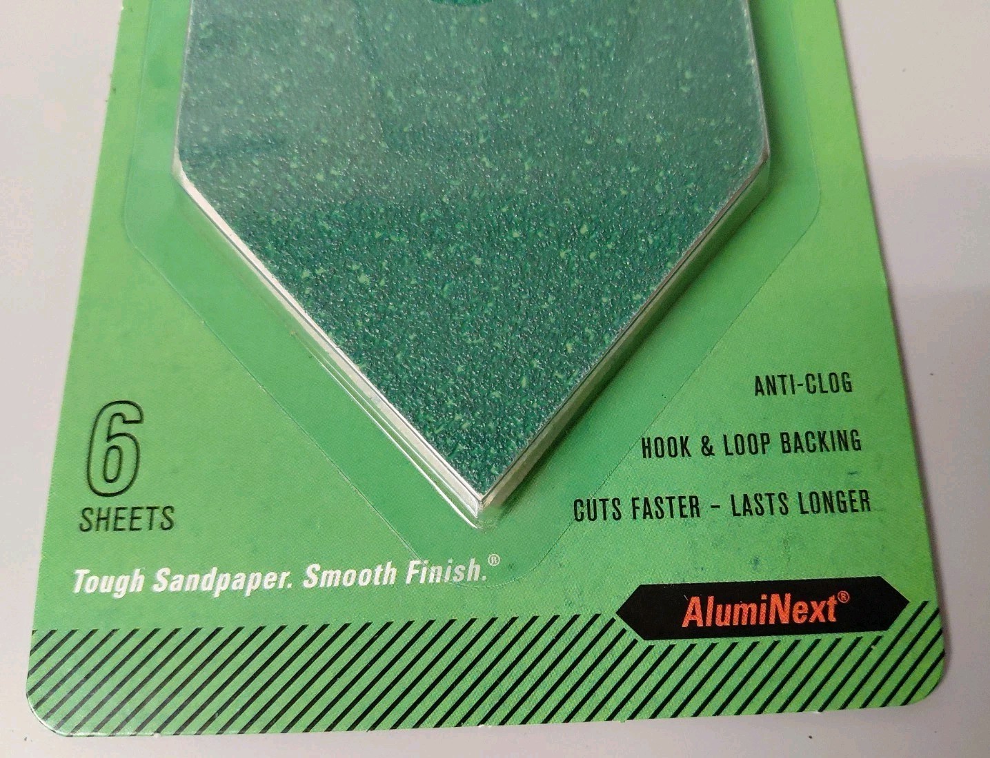 19 Packages Of 6 Sheets Of Gator Zip Hex Assorted Sandpaper, 80 – 120 – 220grit