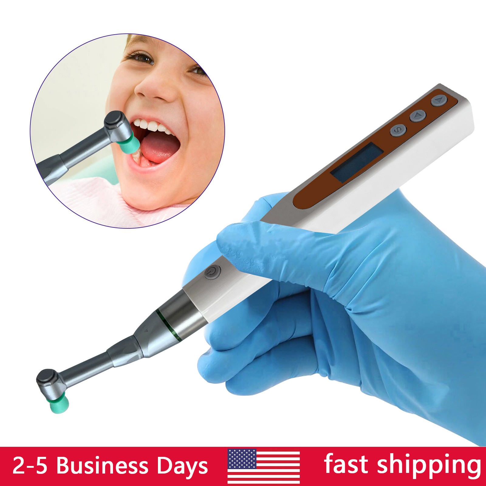 10 PCS Dental Tungsten Carbide Steel Burs FG-557 for High Speed Handpiece USA
