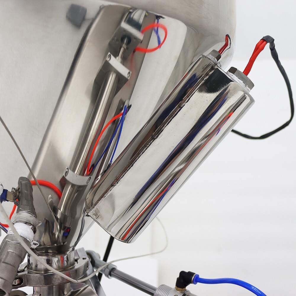 100-1000ml Pneumatic Paste Liquid Heating Filling Machine 1 Nozzle Piston Filler
