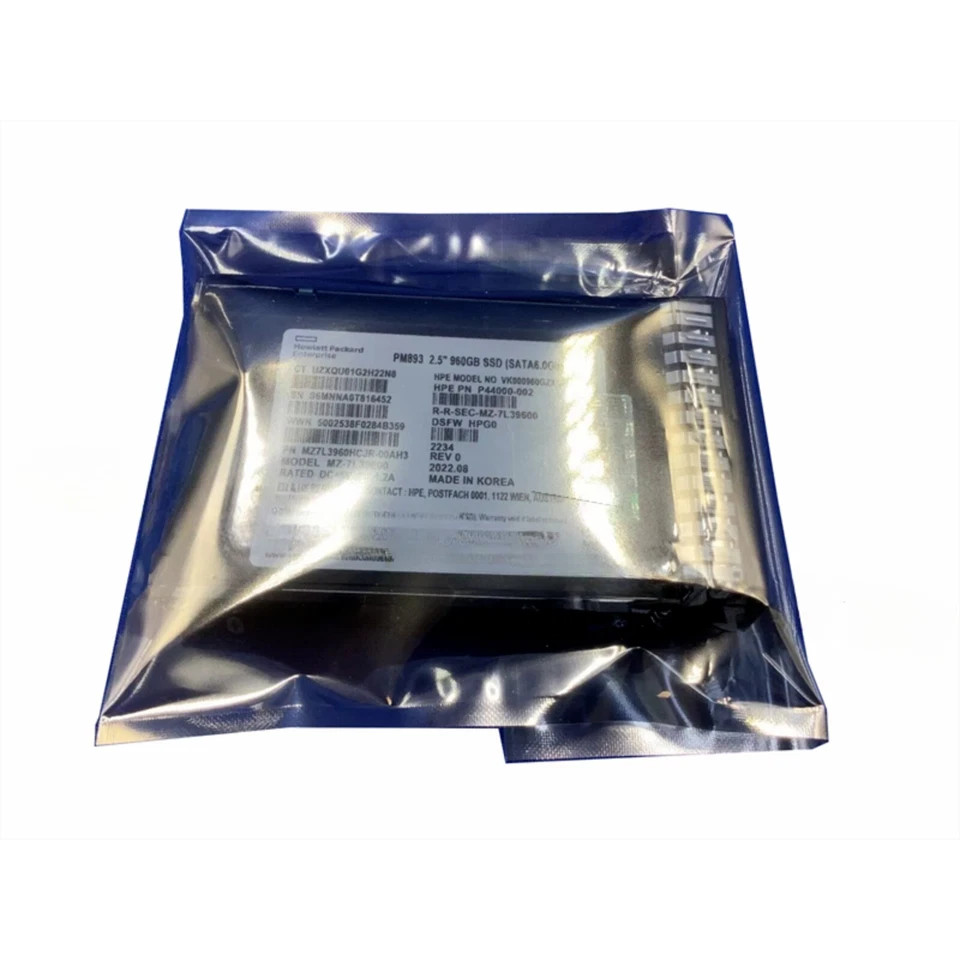 P18424-B21 P18483-001 RI Multi HPE 960GB SATA 6G 2.5″ RI SSD Solid State Drive