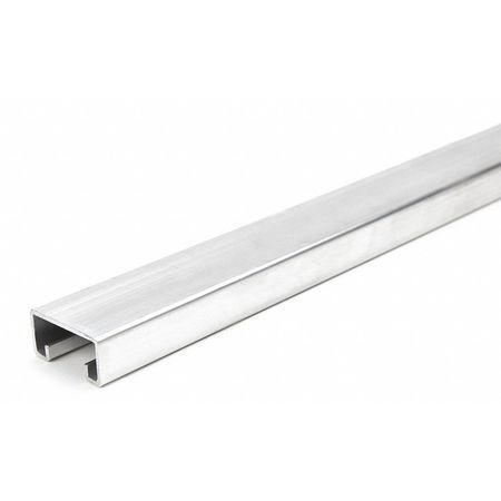 Zoro Select Fs-500 Al 60.00 Strut Chan,5 Ft. L,Solid,Aluminum,14 Ga.