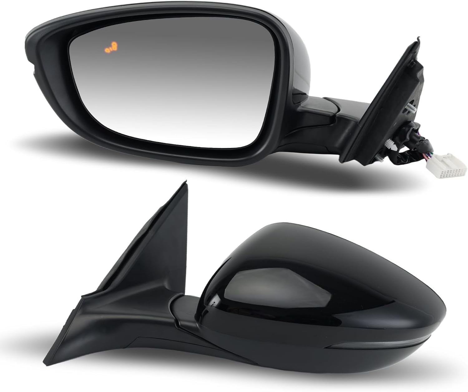 Left Driver Side Mirror Compatible With Honda Accord 2018-2022 with Turn Signal