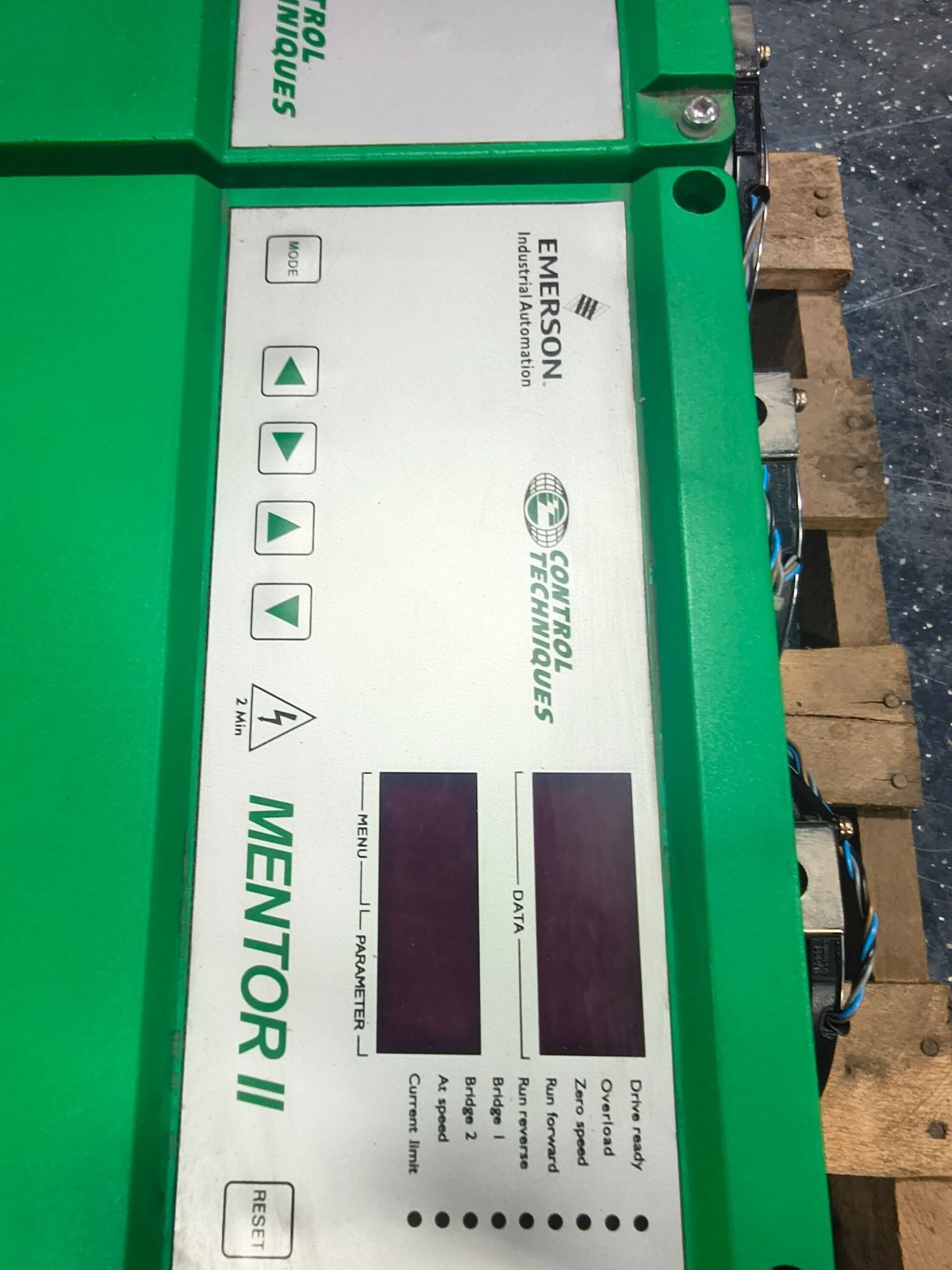 EMERSON CONTROL TECHNIQUES M550-141CD 268HP MNETOR II D.C. DRIVE 550A 460V
