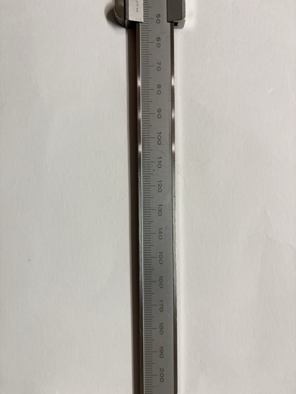 Mitutoyo 200mm Vernier Caliper 0.05mm Stainless Hardened Made in Japan Tested