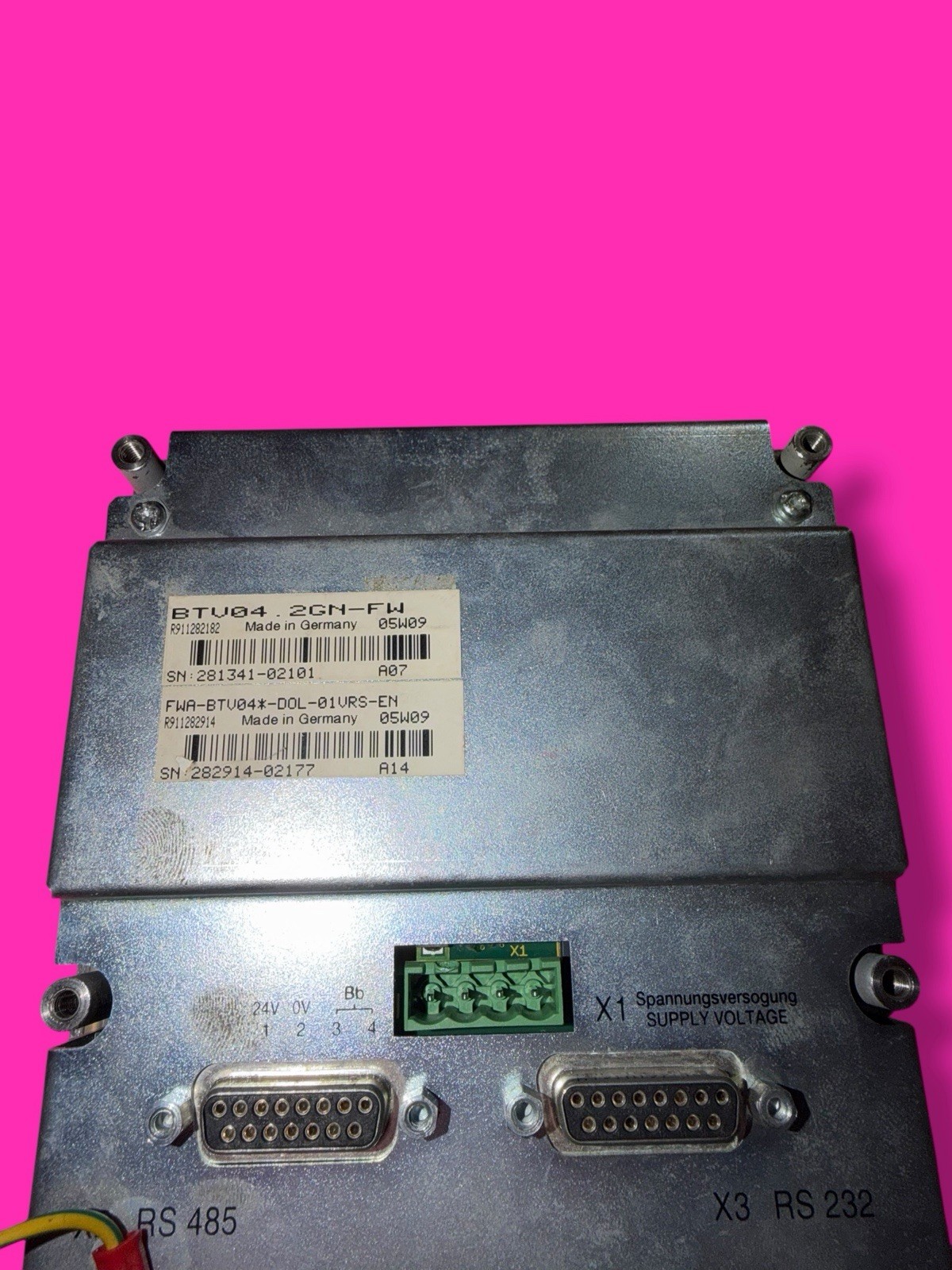 REXROTH INDRAMAT SYSTEM 200 REXROTH BTV04 BTV04.2GN-FW #C
