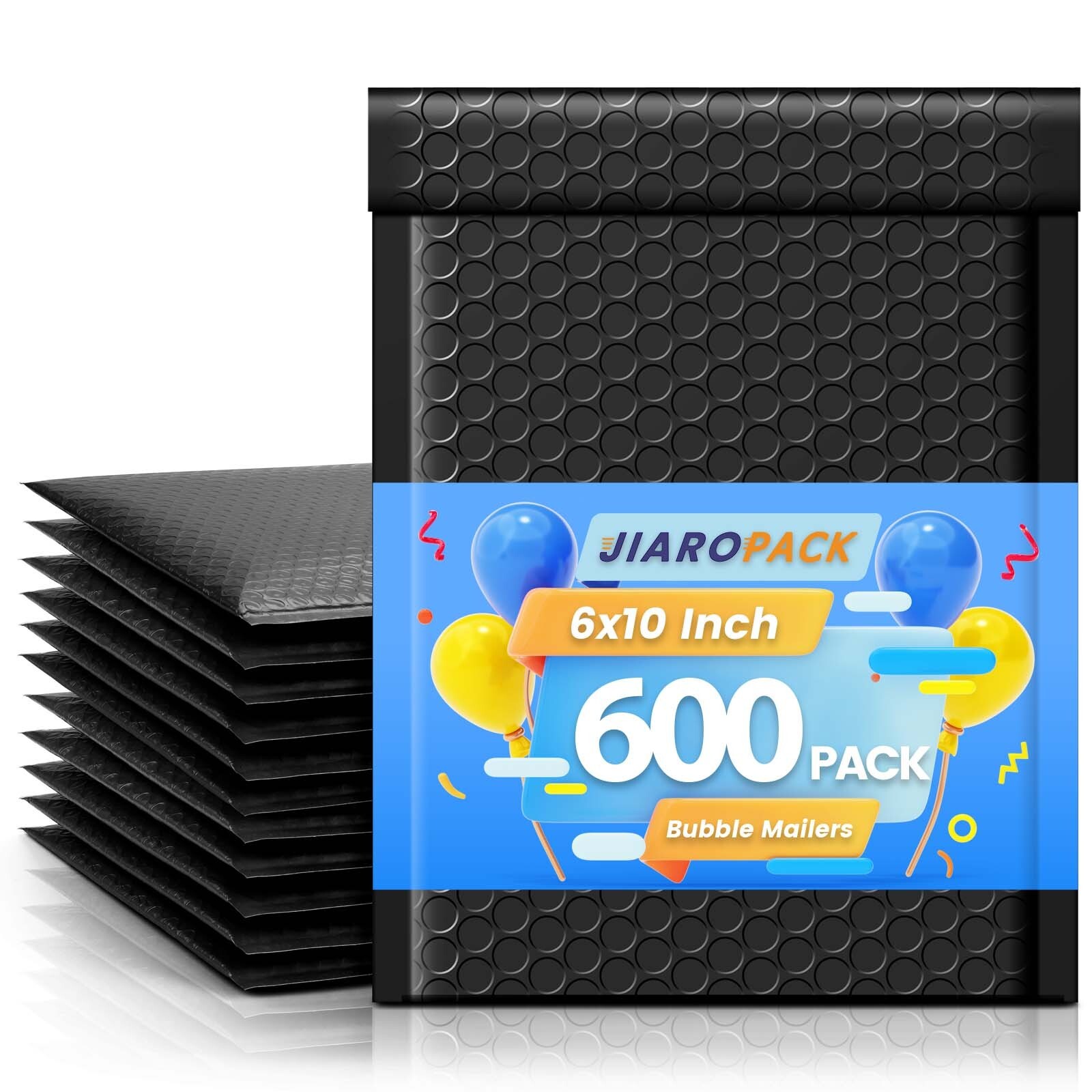 600x Bubble Mailers Padded Envelope Mailing Bubble Envelopes 6×10″ 6×9″ #0 Black