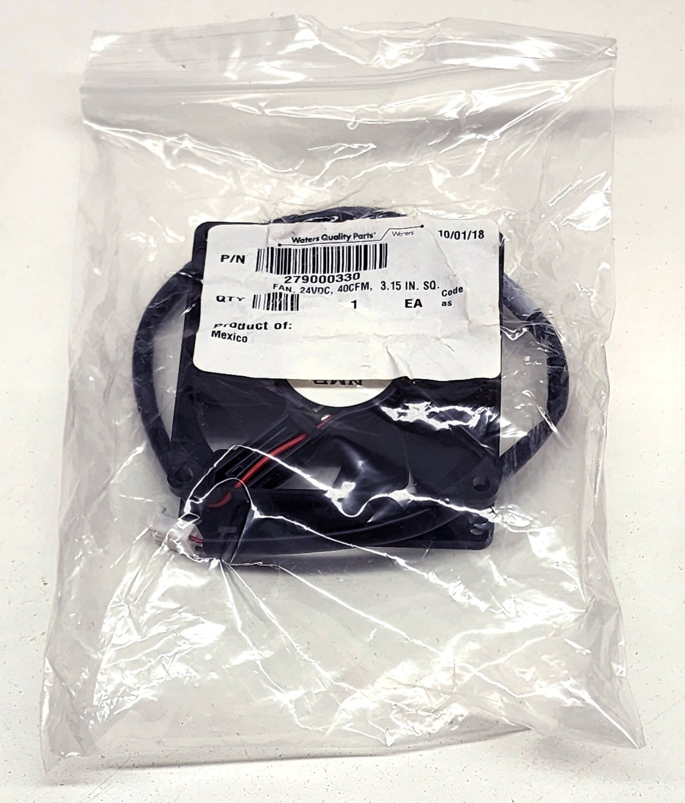 NEW Waters Fan for 2475 Detector, Others 24VDC 3.15″ P/N 700001615 or 279000330