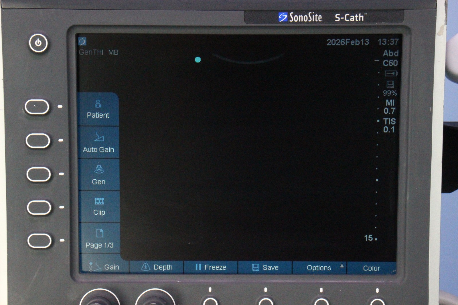 SonoSite S-Cath Ultrasound with Transducer & Cart