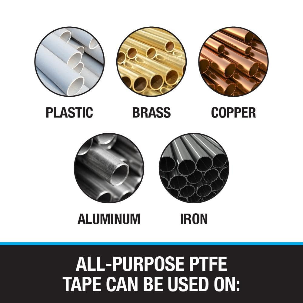 Harvey Thread Sealing PTFE Plumber’s Tape 1/2 In. X 260 In. Plumbers Tape