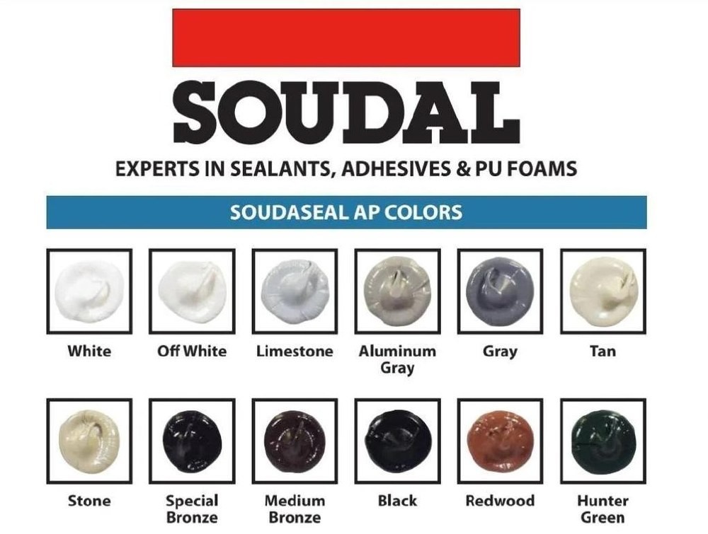 Soudacryl LTX1 50 Year Siliconized Acrylic – Grey – Case of 12 Cartridges