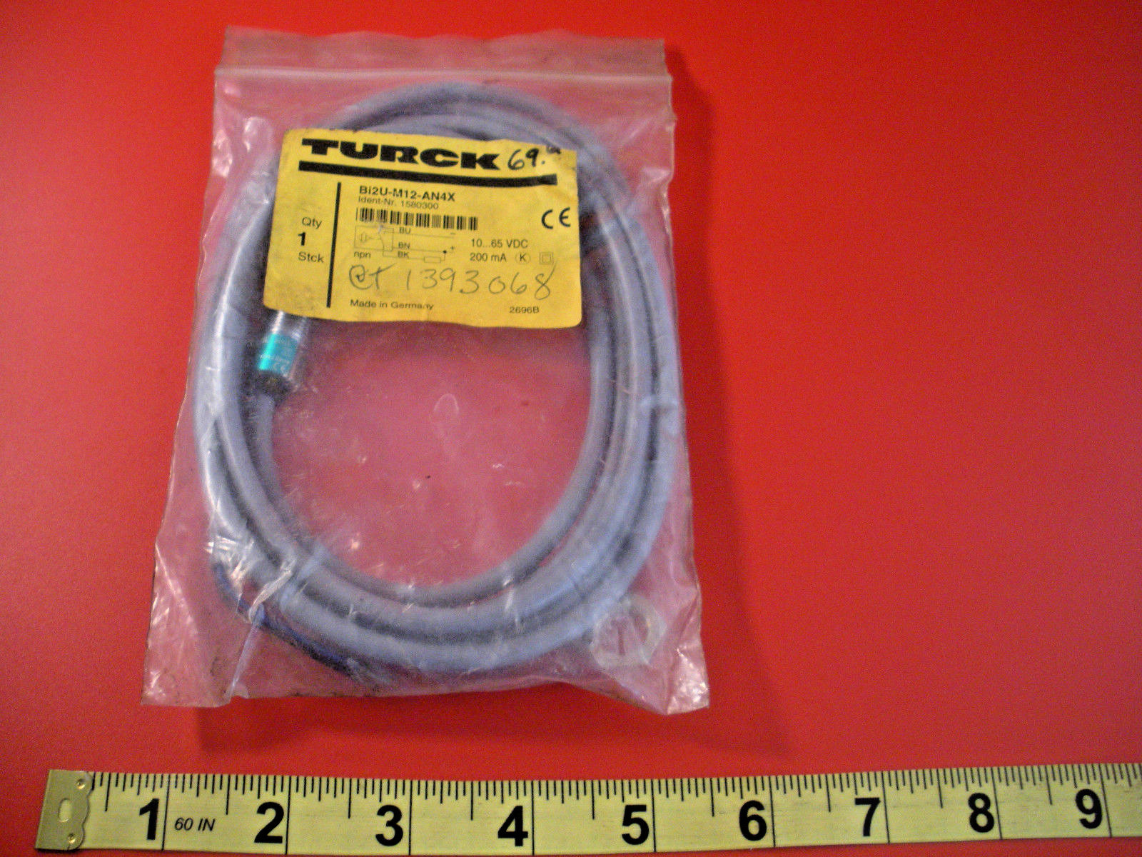 Turck Bi2U-M12-AN4X Proximity Sensor Switch 1580300 10-65vdc Sn 2mm Bi2UM12AN4X