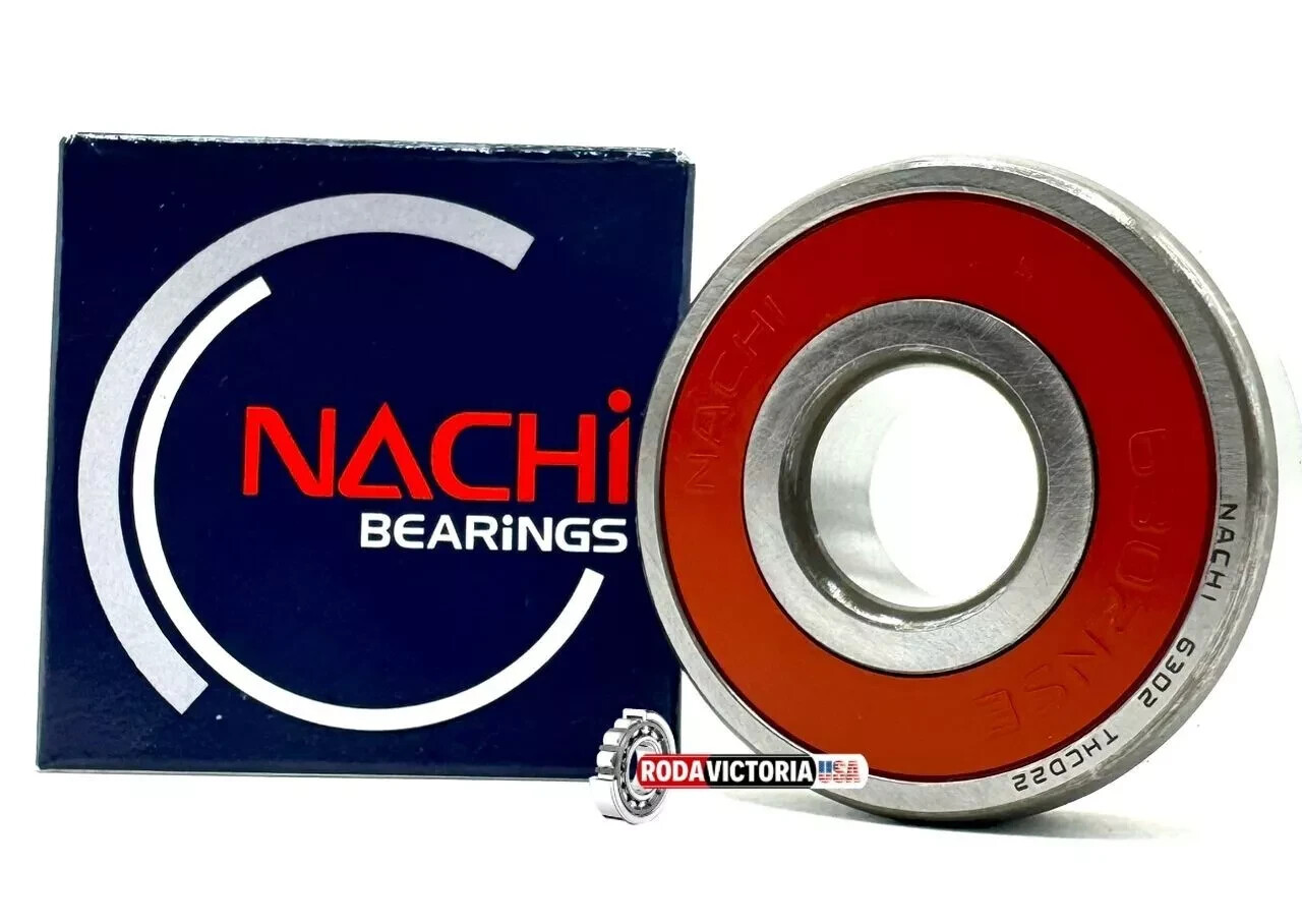 NACHI 6302 2NSE9 CM Ball Bearing, Rubber Sealed for HONDA 96150-630 15x42x13 mm