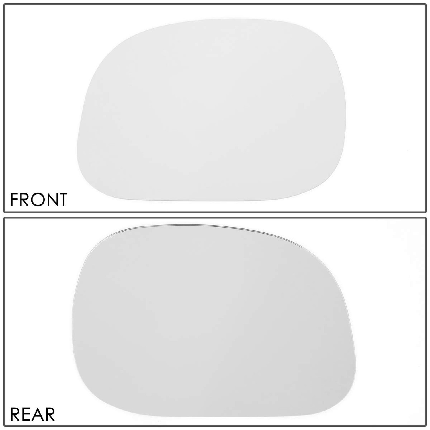 DNA Motoring SMP-011-L Left/Driver Side Door Rear View Mirror Glass Lens