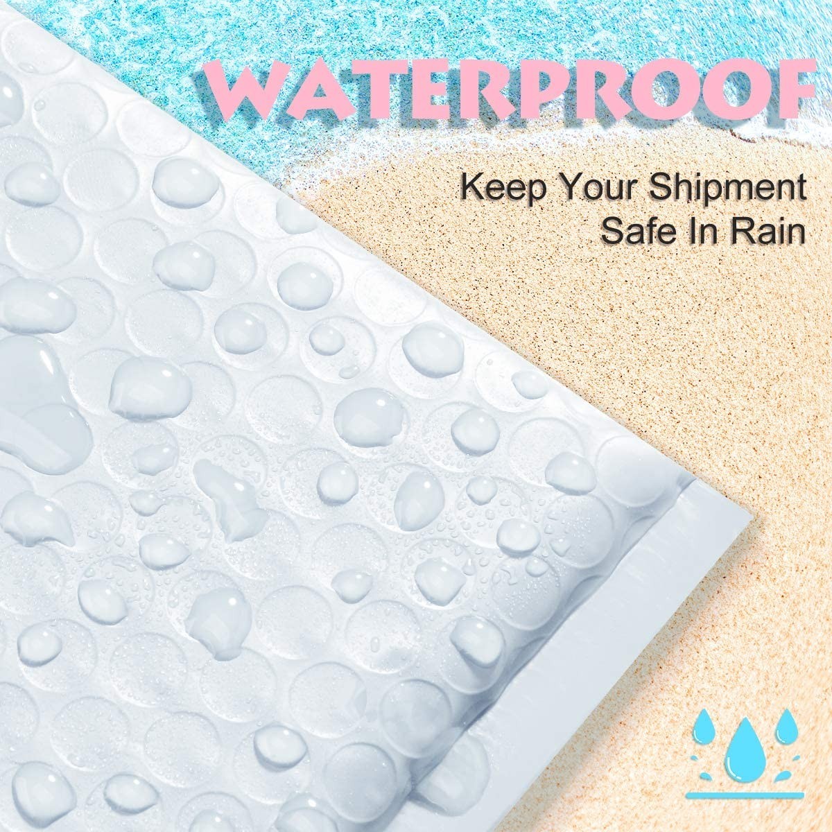 ANY SIZE POLY BUBBLE MAILERS SHIPPING MAILING PADDED BAGS ENVELOPES COLOR