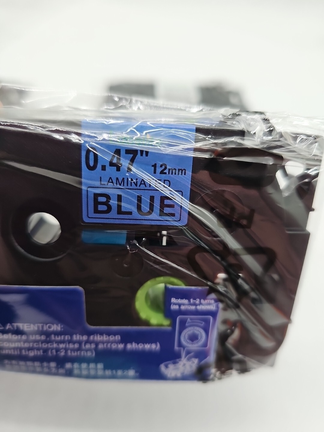 6PK Black-on-Color Compatible Label Tape for Brother TZe-B31-731 12mm 0.47 Inch