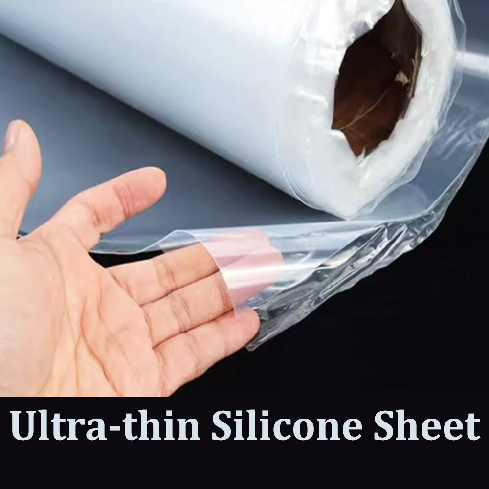 Transparent Silicone Sheet Ultra -Thin High Temp. Resistant Thickness 0.1MM–1MM