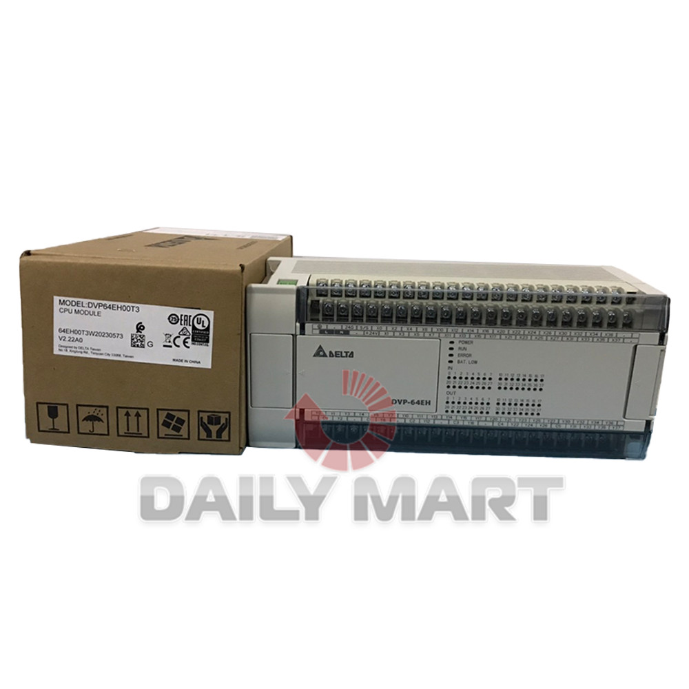 New In Box DELTA DVP64EH00T3 PLC Module