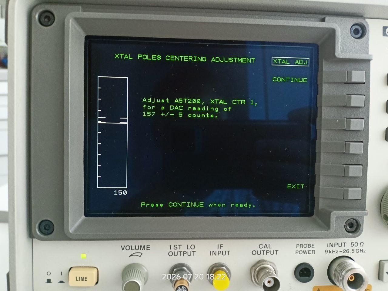 HP Agilent 85629B Test and Adjustment Module