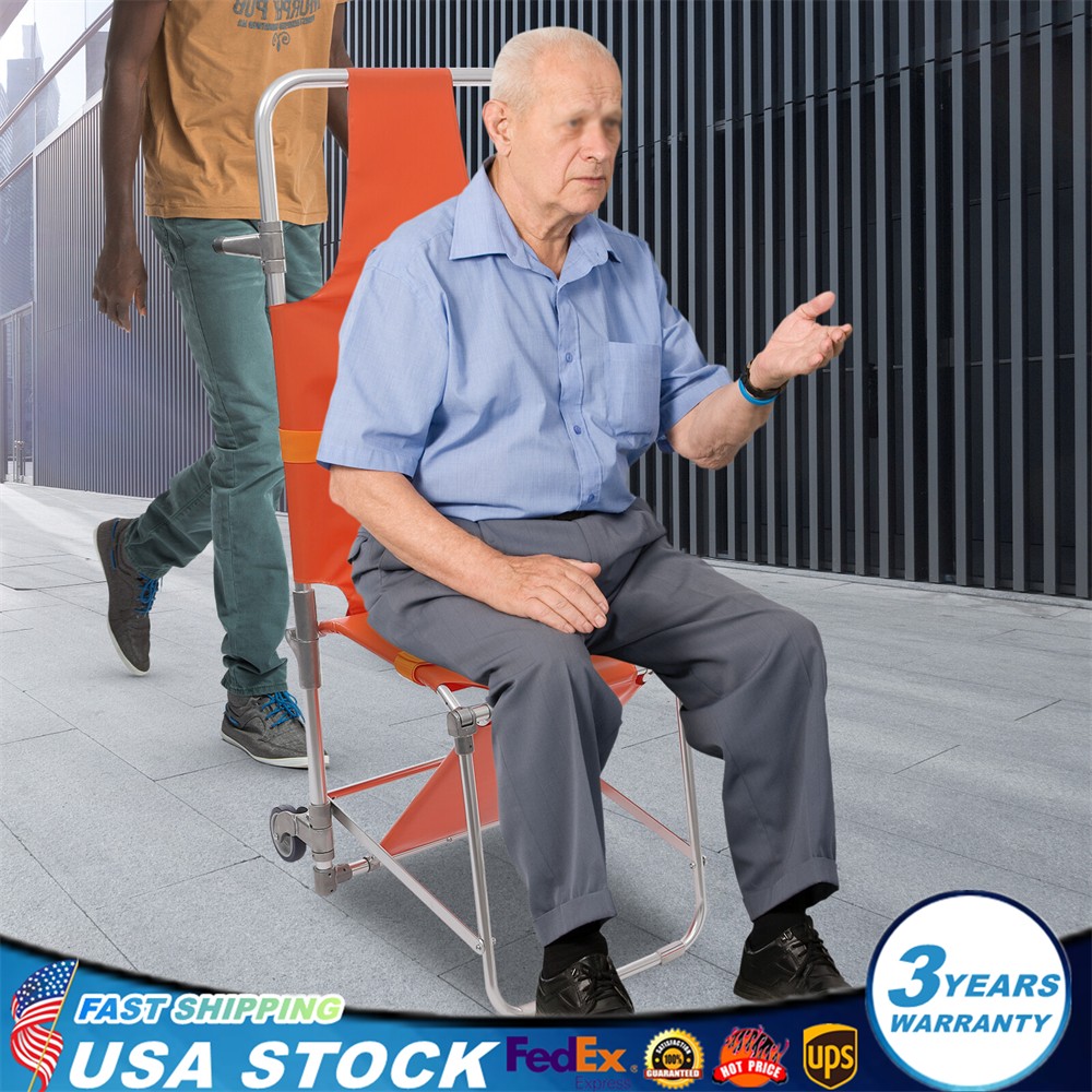 Folding Stair Chair Stair Stretcher Chair -Two Wheeled Elderly Stair Chairs