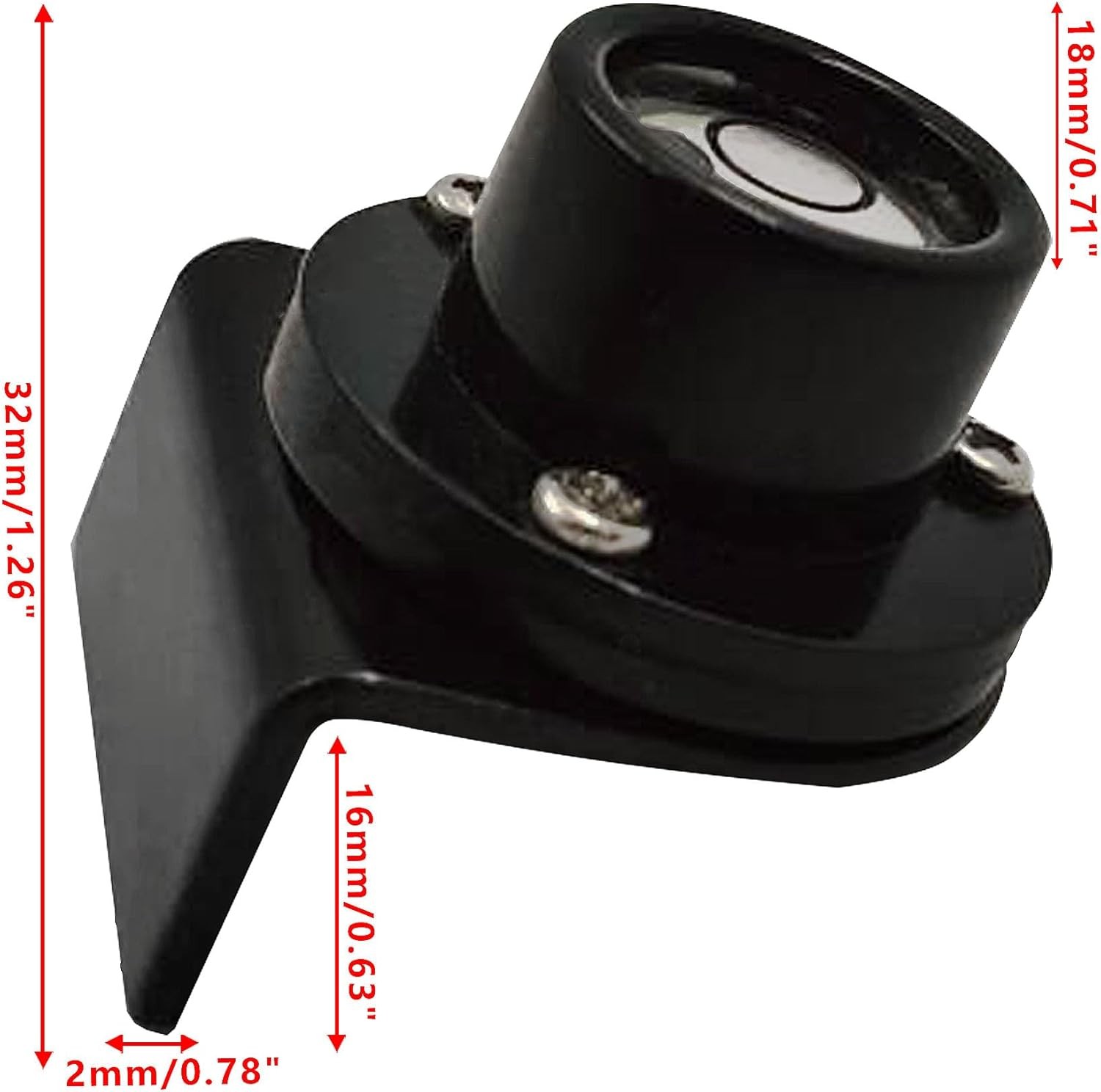 Aluminum Builders Grade Rod Bubble Level for Upright Position of the Rod Pole