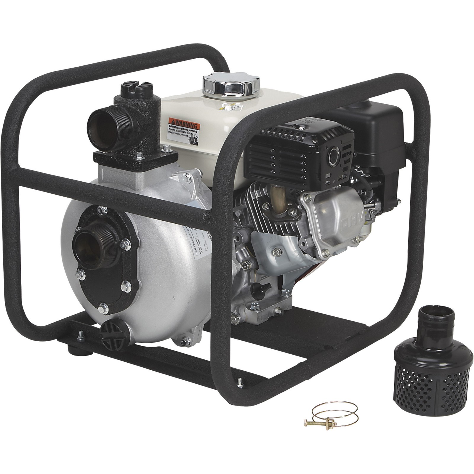 NorthStar High-Pressure Water Pump, 8120 GPH, 94 PSI, 2in. Ports, 163cc Honda