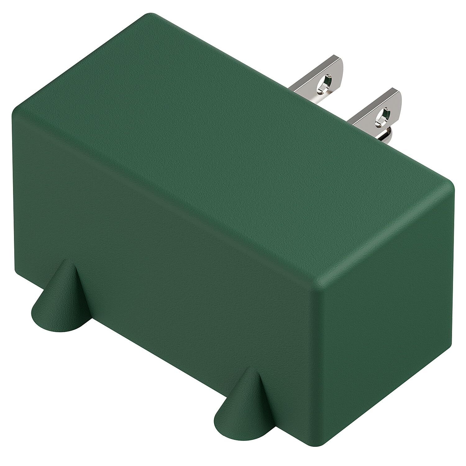 90 Degree Right Angled Adaptor USA 3 Prong Male Female Power Adapter Green PA