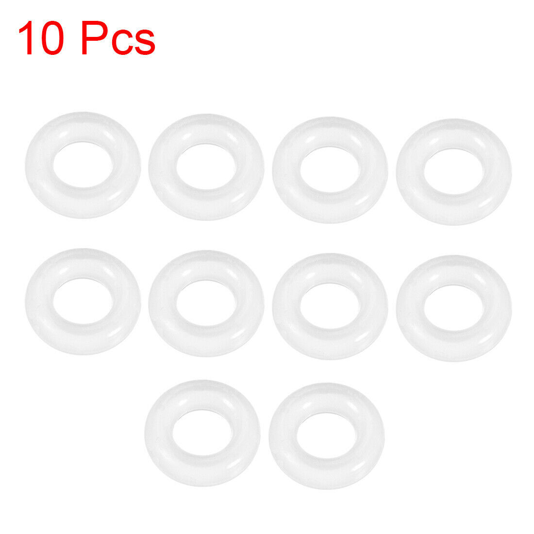 Silicone O-Rings, 4mm x 8mm x 2mm Width, Gasket 10pcs