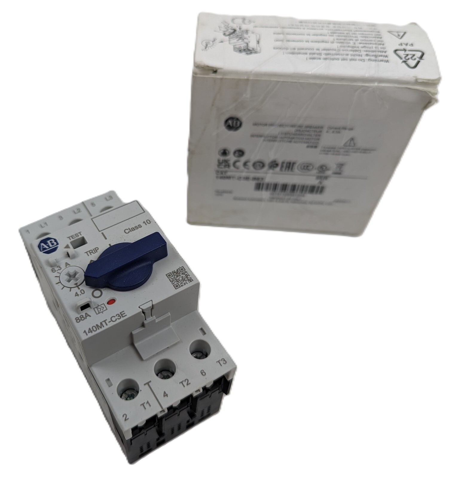 Allen-Bradley 140MT-C3E-B63 Motor Circuit Breaker Protection 4-6.3Amp NEW
