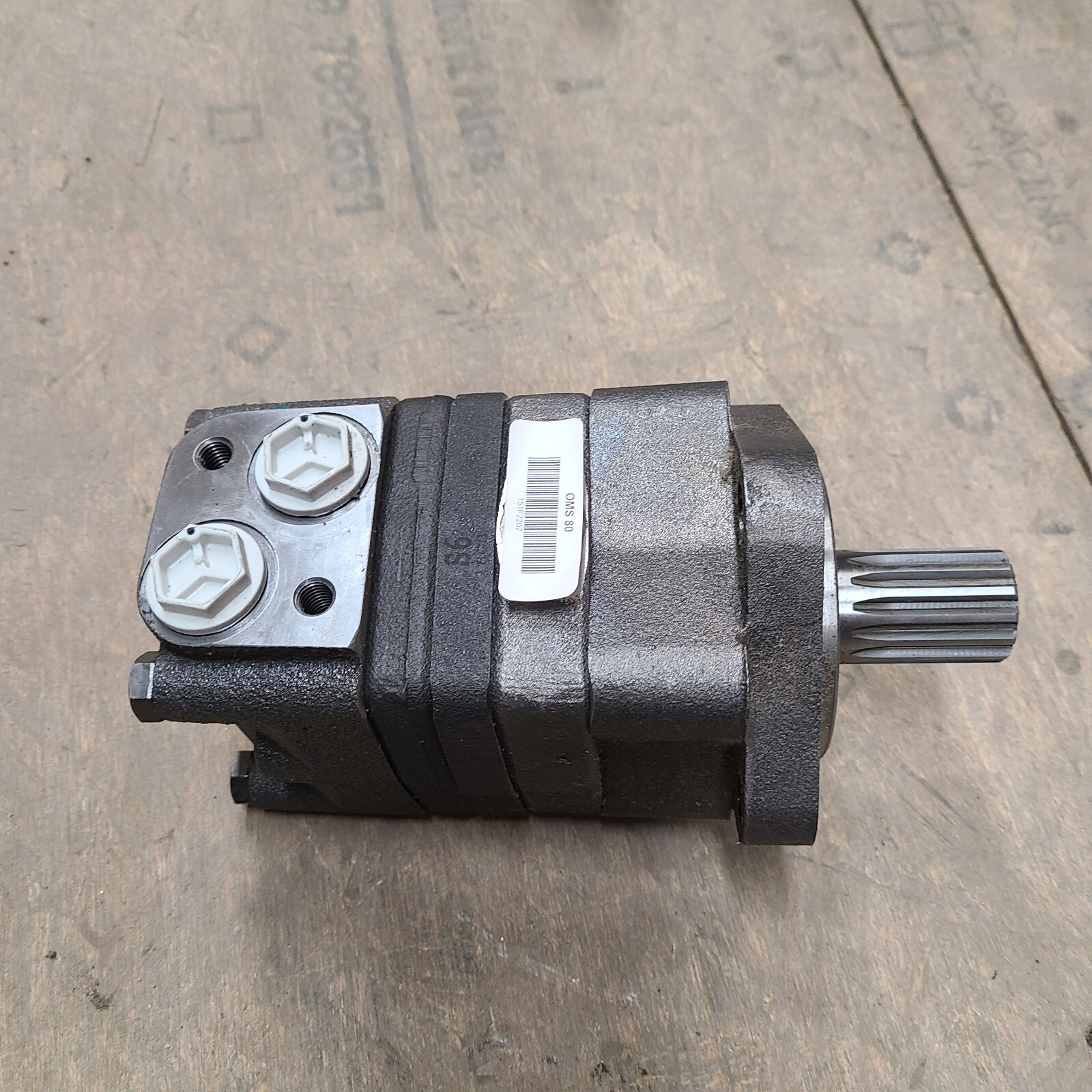 151F2207 OMS 80 White Hydraulic orbital motor Displacement 80 cm3
