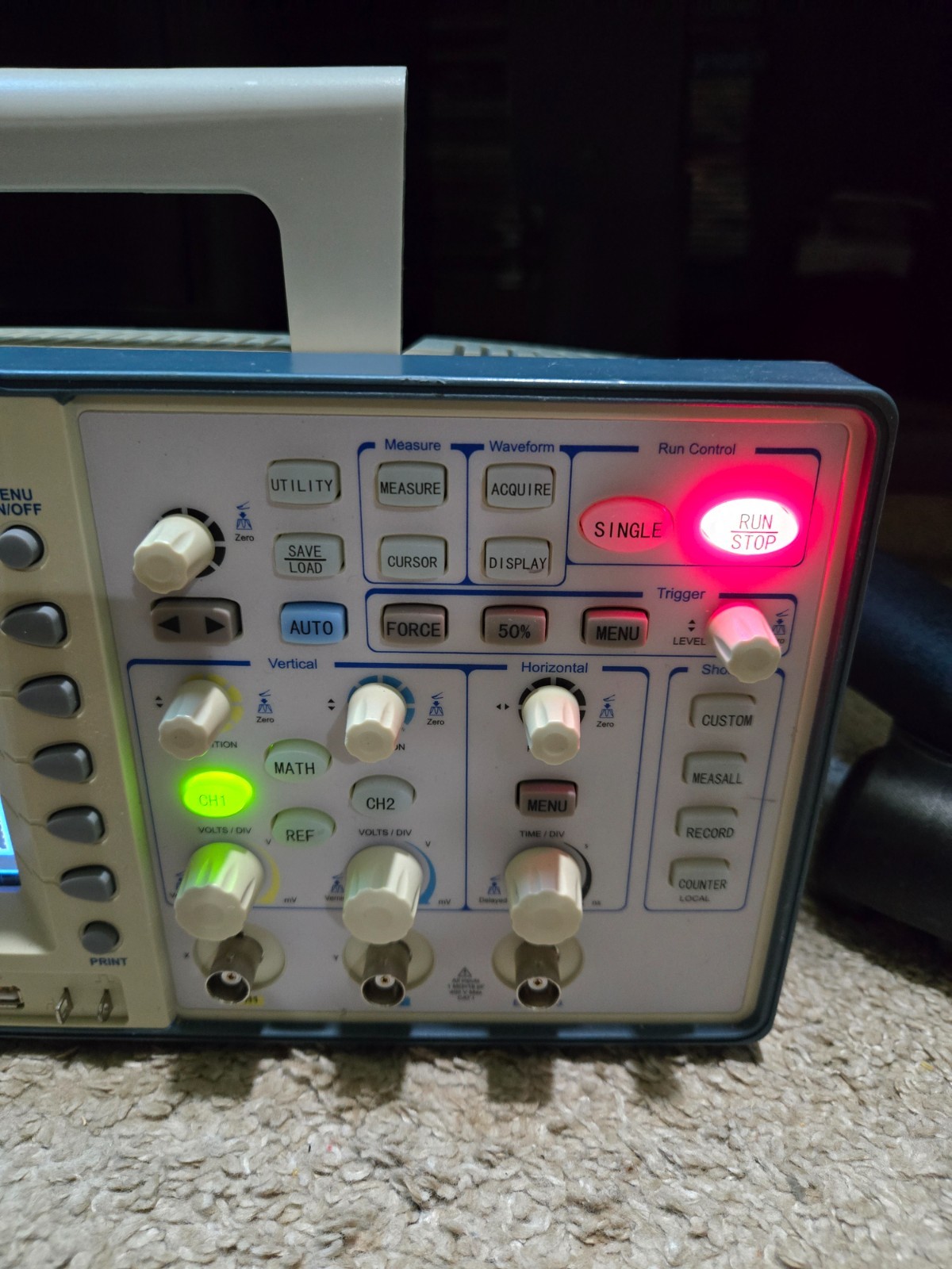 BK Precision 2540B Digital Storage Oscilloscope 60MHz 1Gsa/s