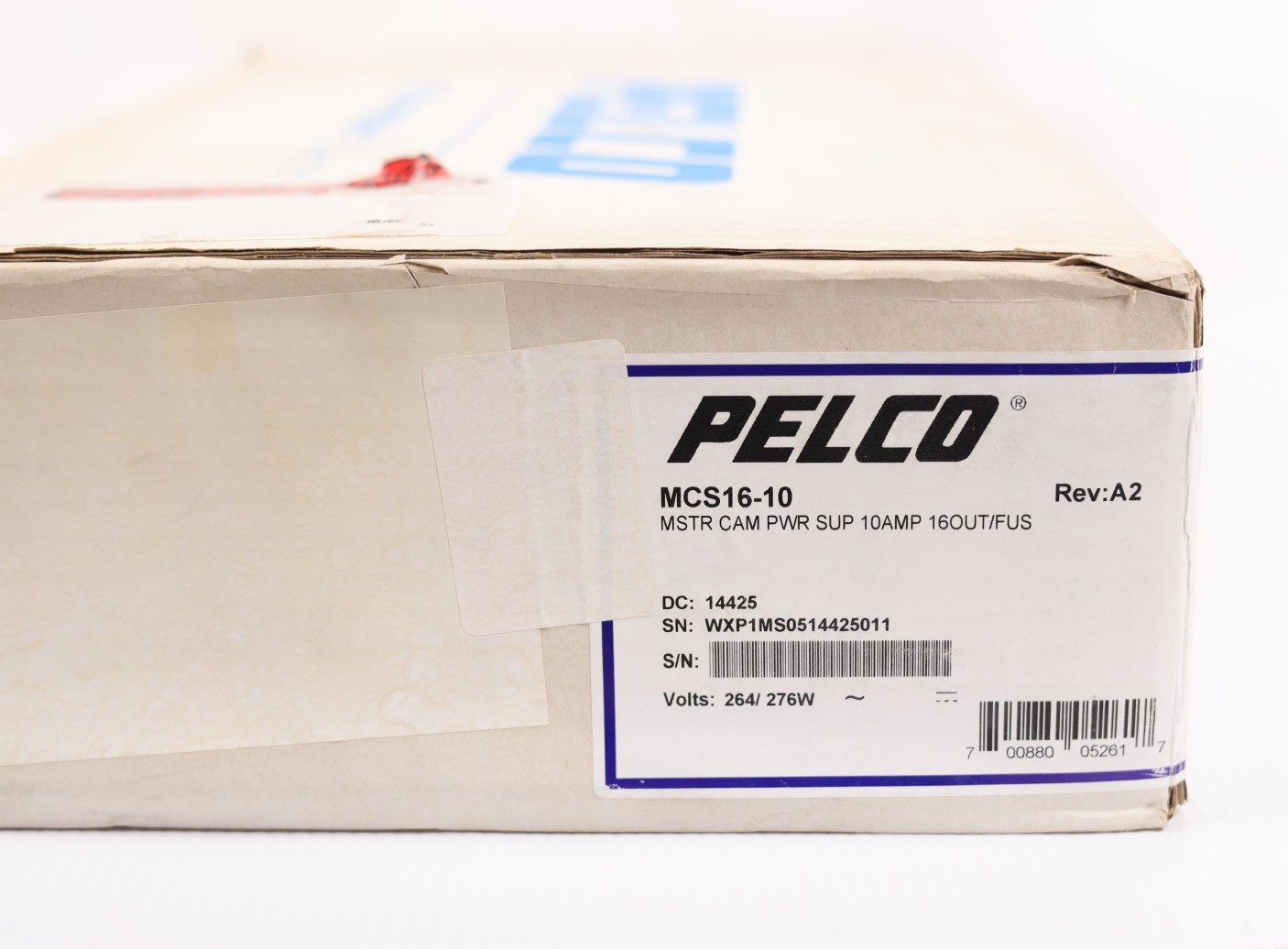 Pelco MCS16-10 Indoor Power Supply 10Amp 16 Outputs r364