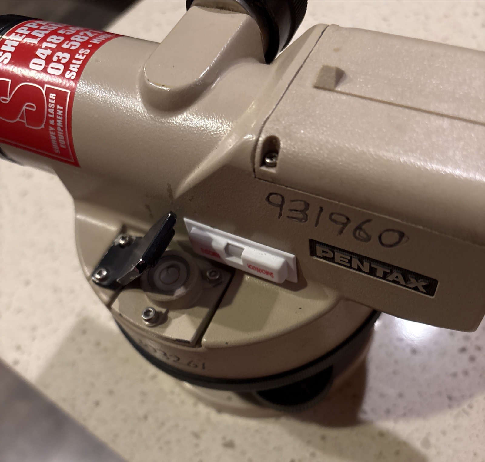 Pentax AL-6B Automatic Level 20x for Surveying, Comes In Case Shown