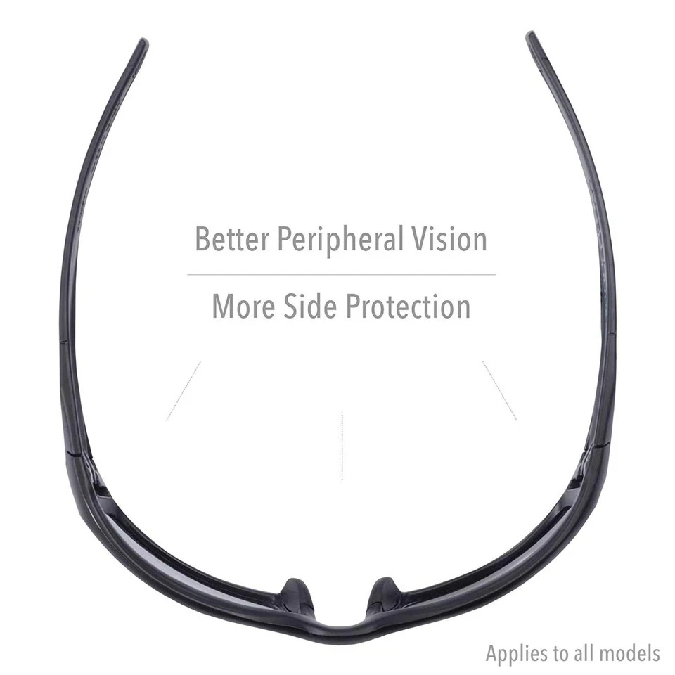 Uvex Hypershock Safety Glasses Hydroshield AF Coating Smoke Brown Frame Expresso