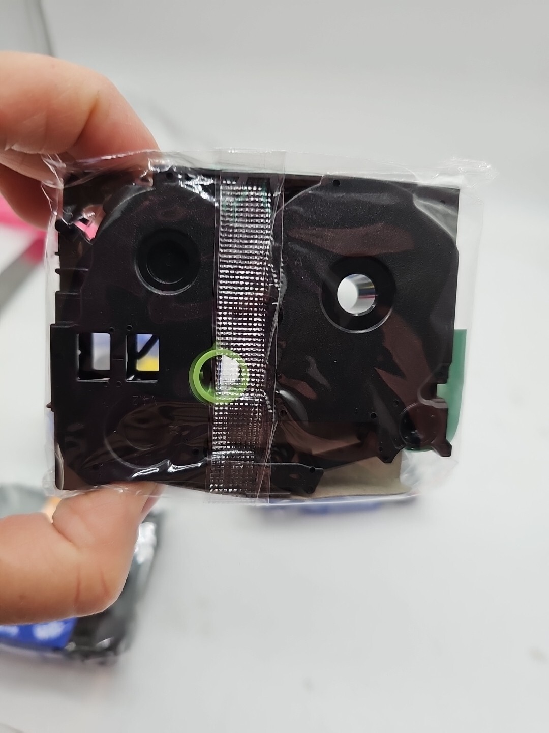 6PK Black-on-Color Compatible Label Tape for Brother TZe-B31-731 12mm 0.47 Inch