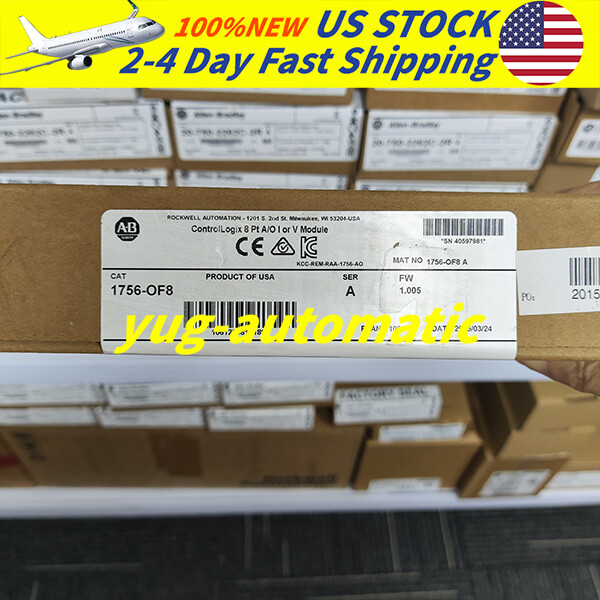 New Allen-Bradley 1756-OF8 SER A ControlLogix 8 Pt Output Module PLC 1756OF8 AB