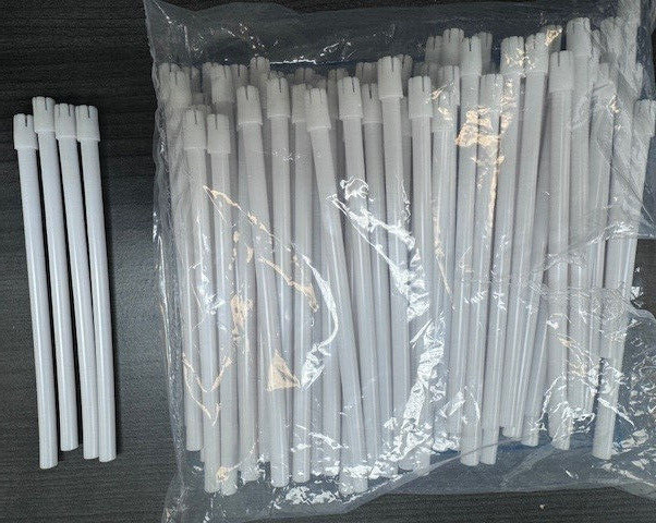 100-1000 Dental Saliva Ejectors Ejector CLEAR/BLUE Suction Tips Disposable Tip