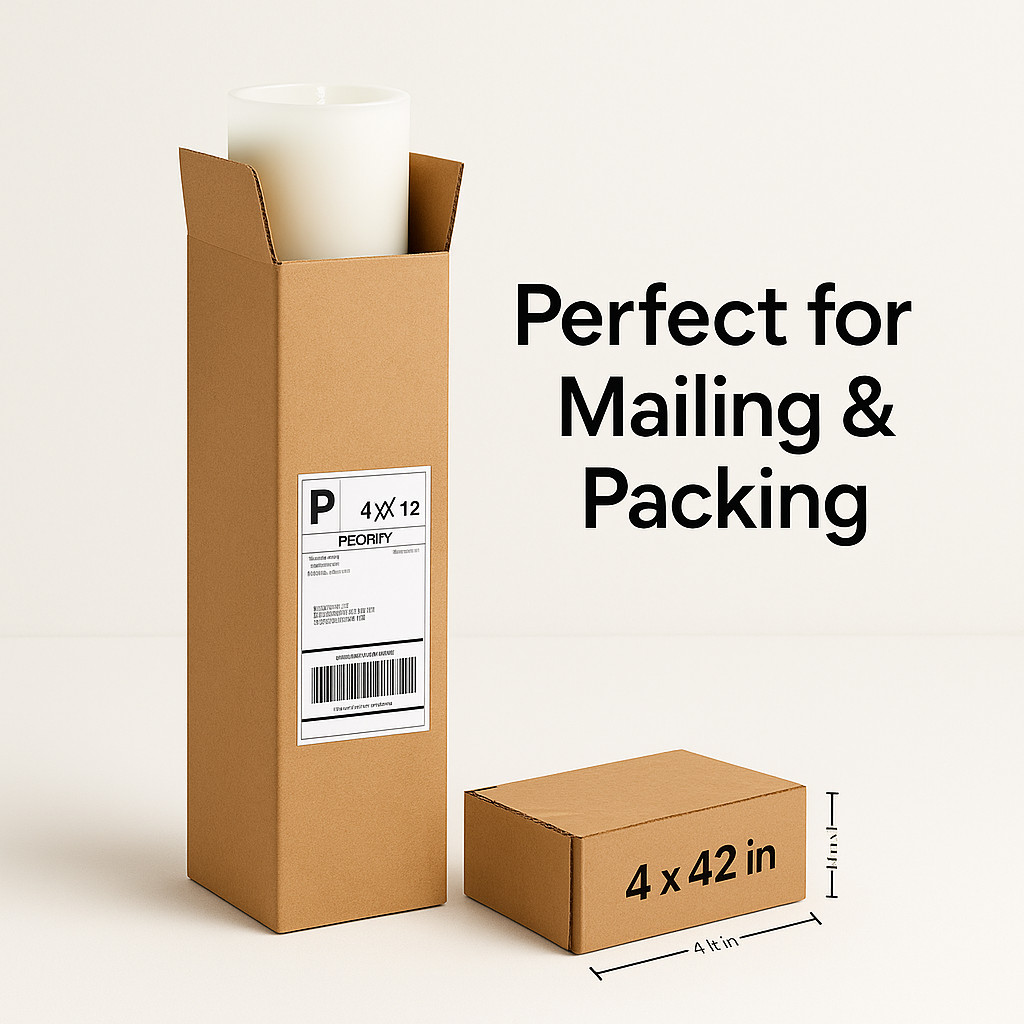 50 4x4x12 Cardboard Paper Boxes Mailing Packing Shipping Box Corrugated Carton