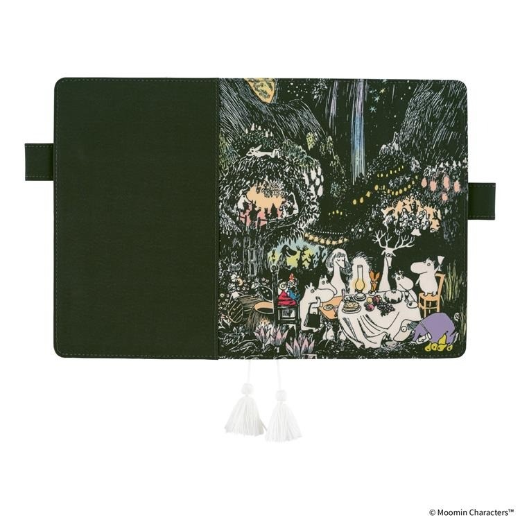 Hobonichi Techo Cousin A5 Cover Moomin Big Party Night + Pencil Board Japan