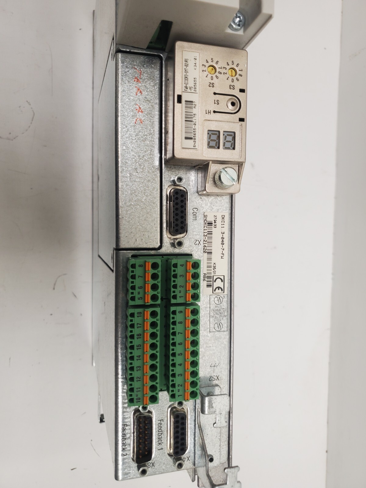 GUARANTEED! REXROTH INDRAMAT ECO DRIVE DKC11.3-040-7-FW